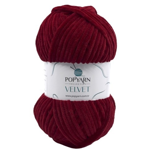 Włóczka Velvet B08 - czerwony